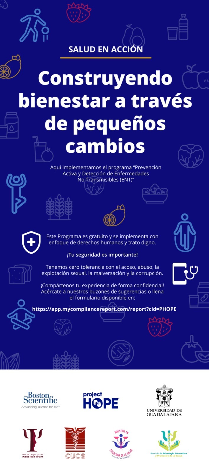 Prevención Activa y Detección de Enfermedades No Transmisibles (ENT) con enfoque de la psicología de la salud, perspectiva de género y derechos humanos